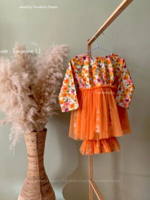 Opah Peplum - Tangerine 12