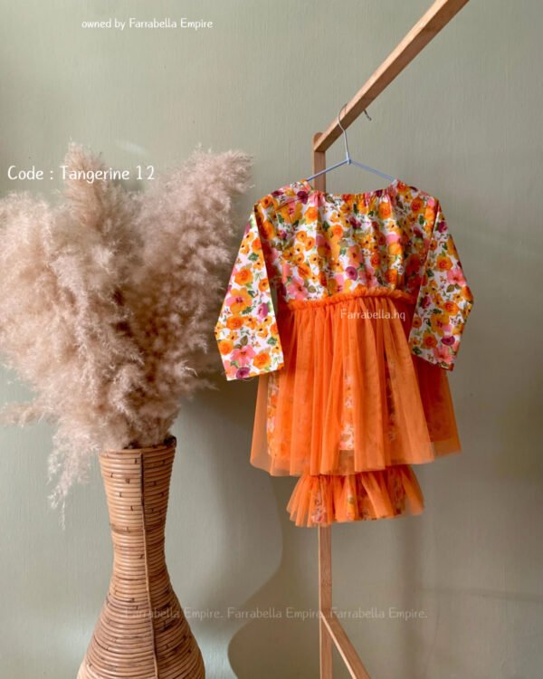 Opah Peplum - Tangerine 12