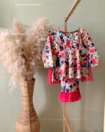 Opah Peplum - Red Bean