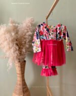 Opah Peplum - Red Bean