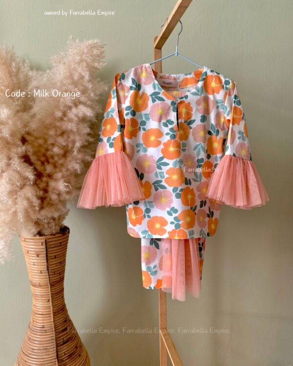 Salma Kurung - Milk Orange