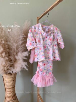 Opah Peplum - Peachy Pink 02